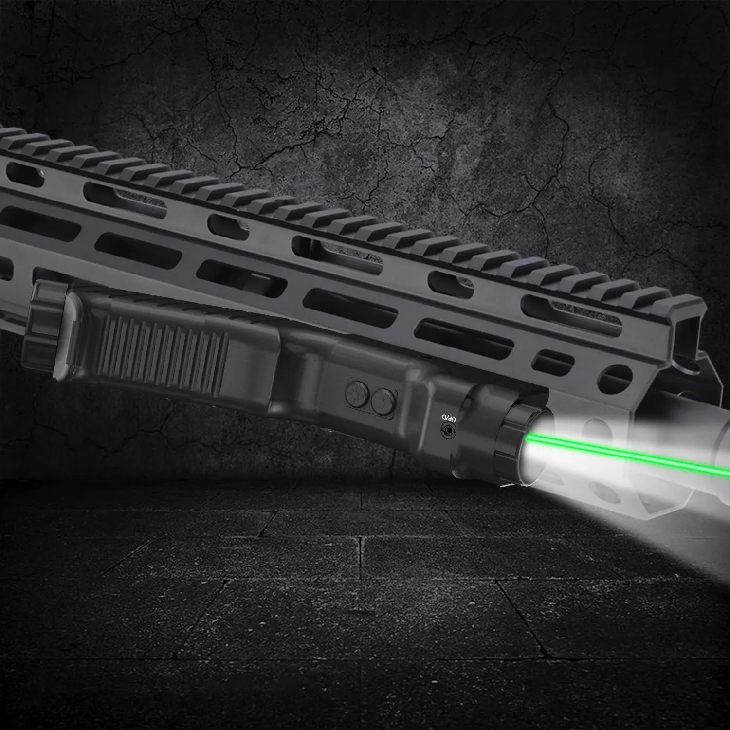 MLOK Red/Green/Blue Laser Sight with 1000 Lumens Flashlight