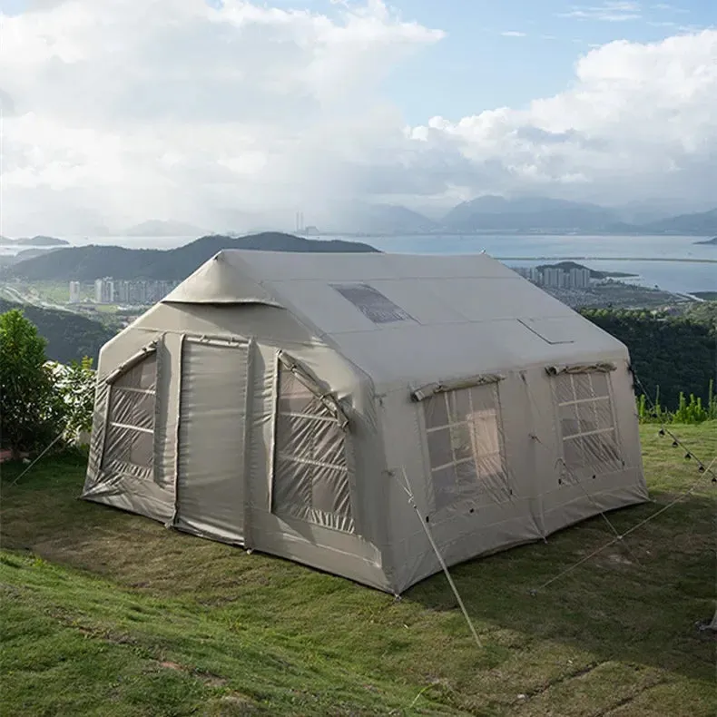 Mongolian Inflatable Event Tent - Waterproof 8-Person Air Tent for Outdoor Events & Glamping