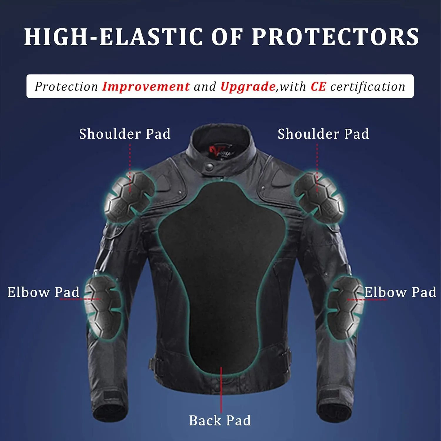 Motorcycle Jacket Motorbike Riding Jacket Windproof Motorcycle Full Body Protective Gear Armor Autumn Winter Moto Clothing