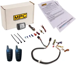 MPC 4-Button Remote Start Compatible with 2008-2014 Dodge Challenger |Gas| |Push to Start| |Plug N Play| (2) Extended Range 4-Button 2-Way Remotes - Up to 1,500 ft Range