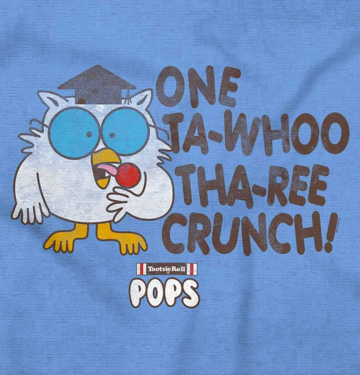 Mr Owl Tootsie Roll Pop Vintage Logo Graphic T Shirt Men or Women