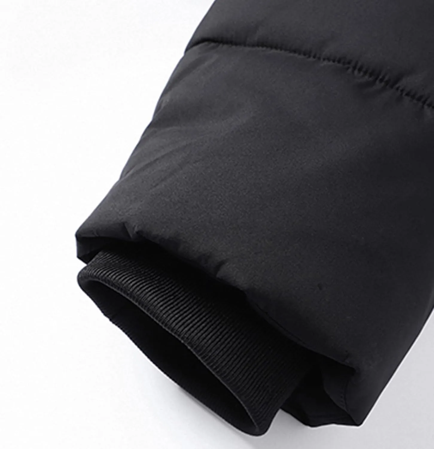 Muscularfit Mens Padded Puffer Jacket Winter Windproof Thicken Hooded Zip Up Coat Packable Quilted Warm Jackets With Pockets