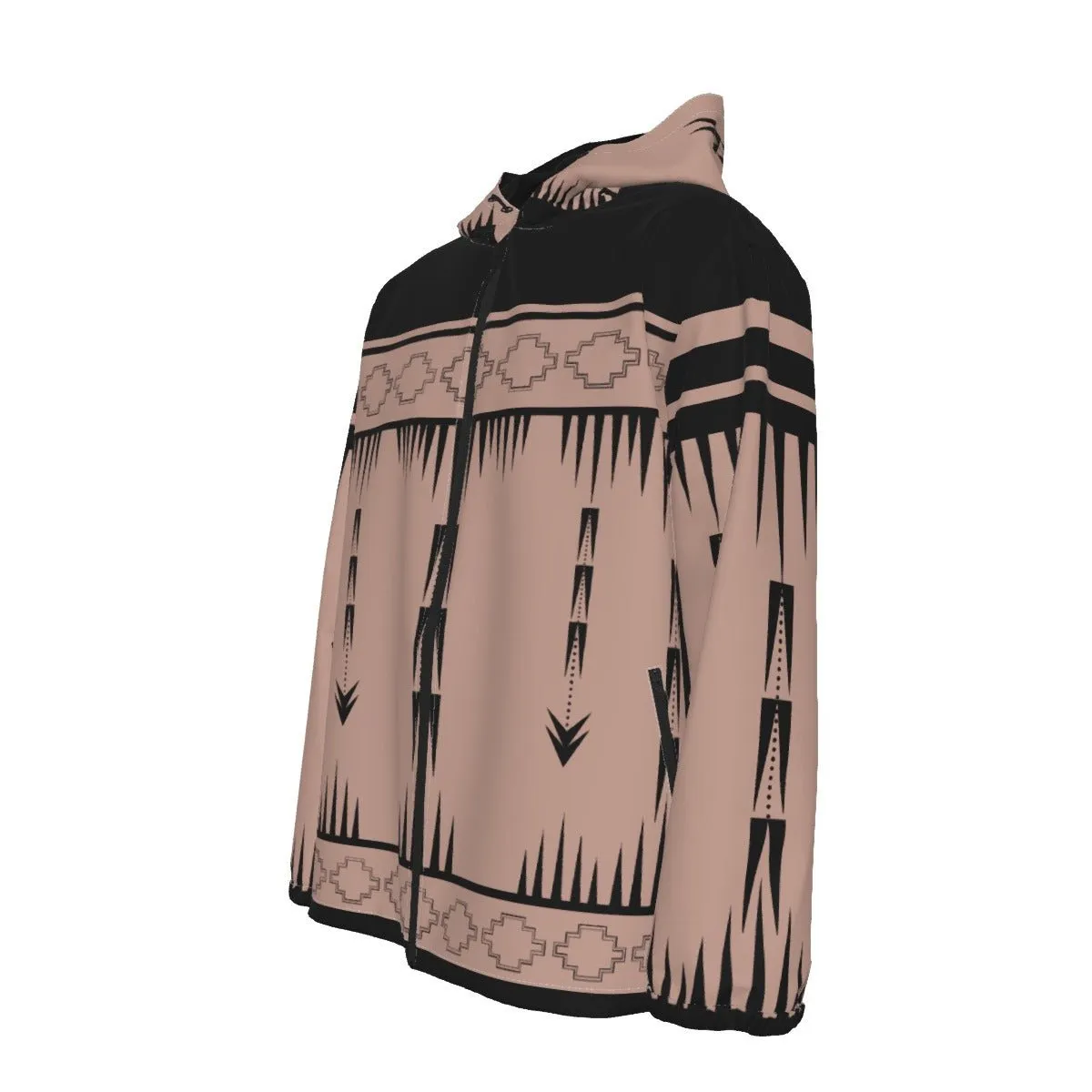 Native Print Windproof Jacket