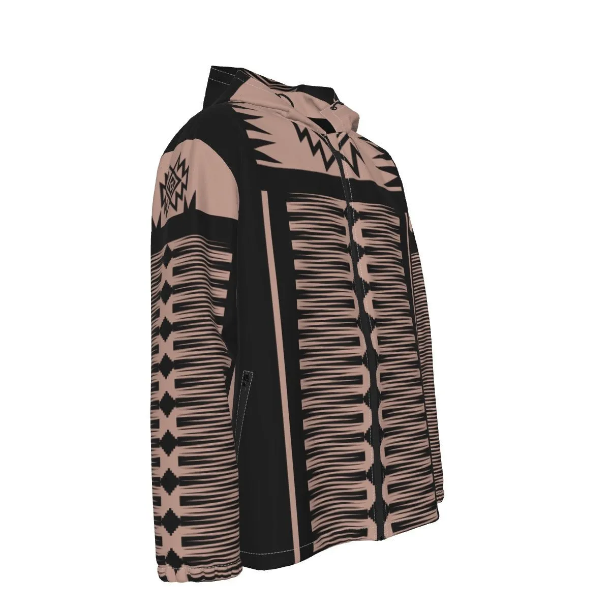 Native Print Windproof Jacket