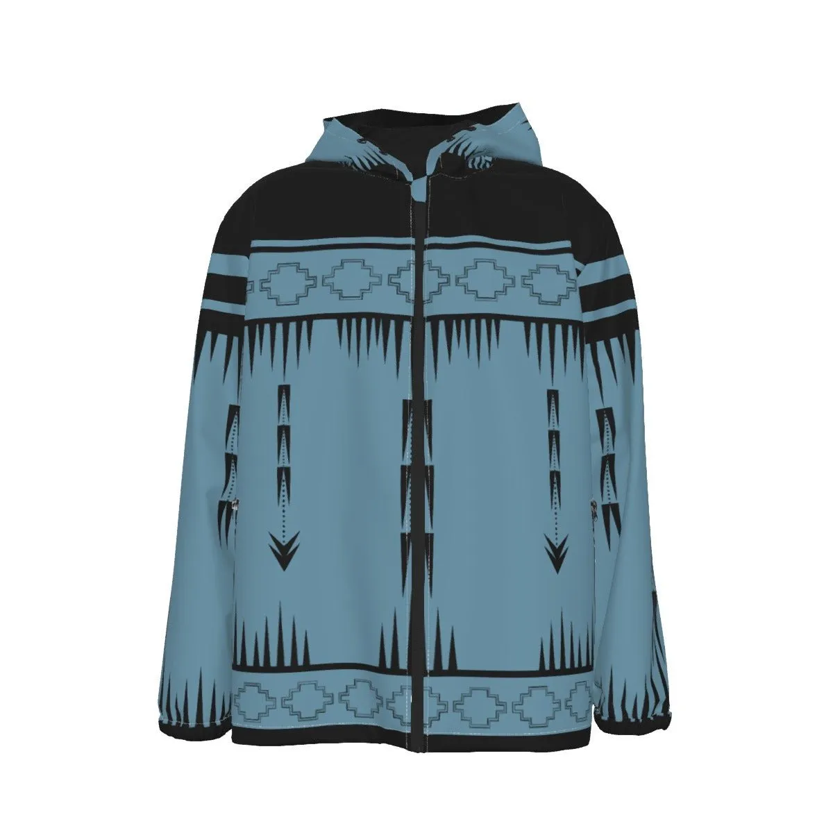Native Print Windproof Jacket