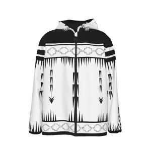Native Print Windproof Jacket