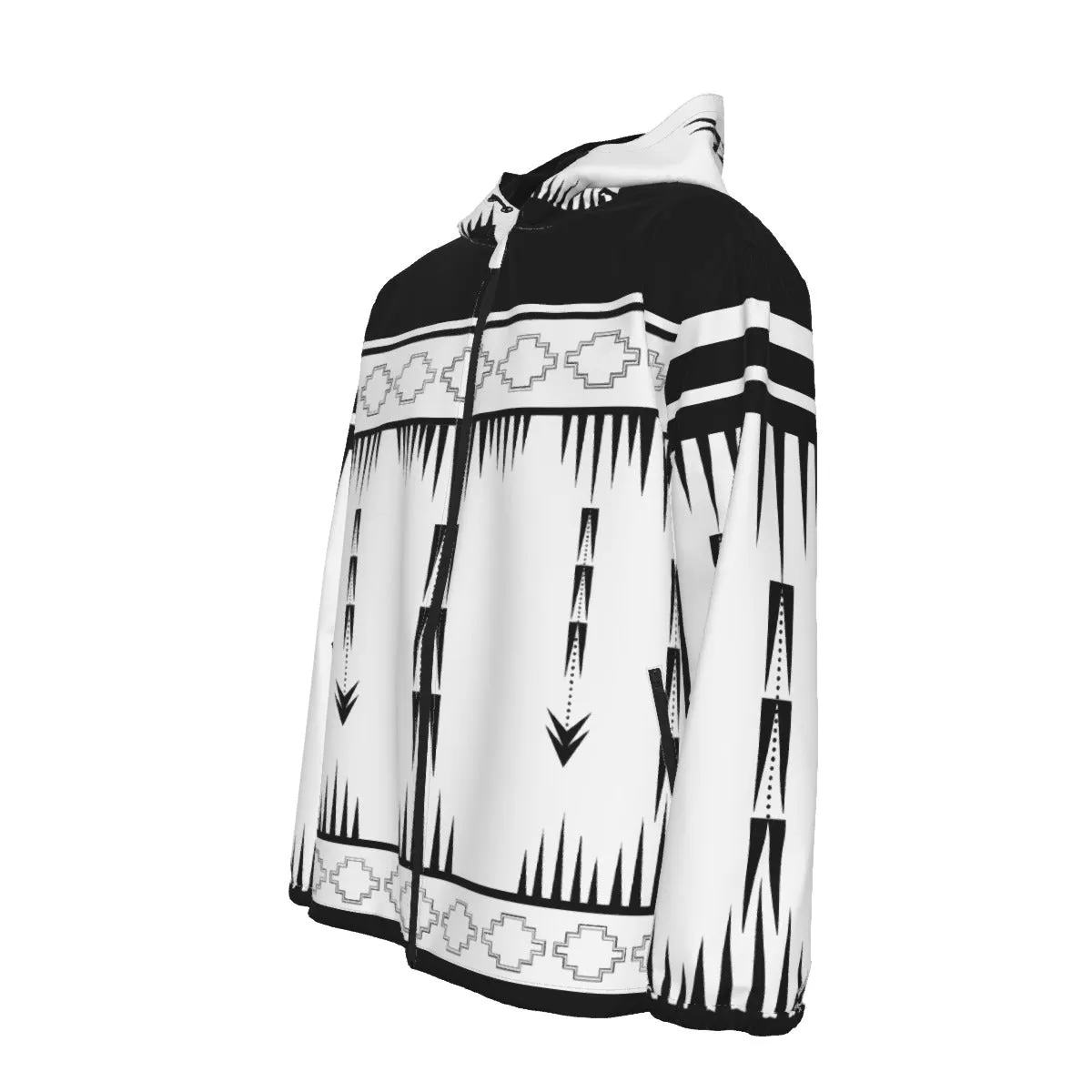 Native Print Windproof Jacket