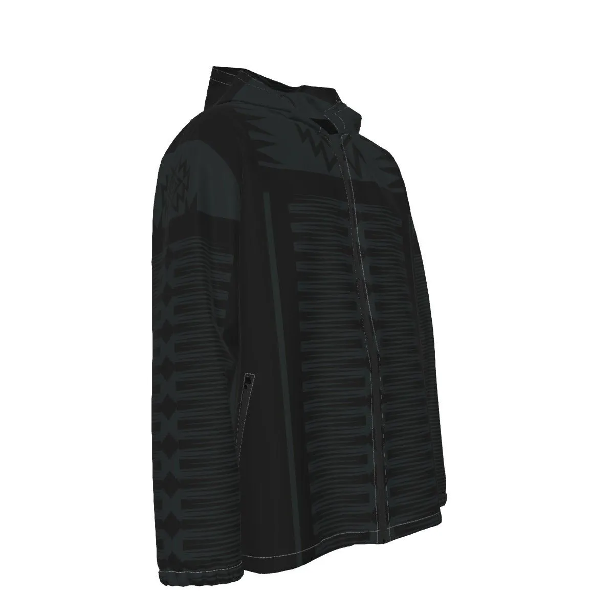 Native Print Windproof Jacket