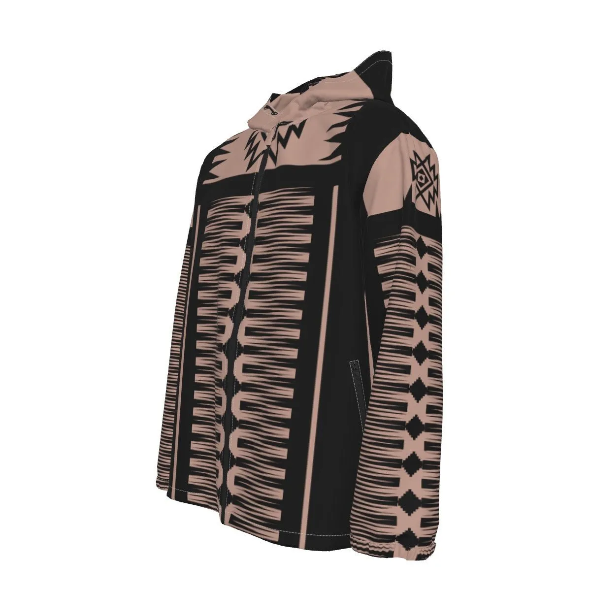 Native Print Windproof Jacket