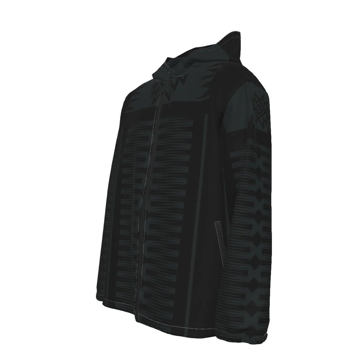 Native Print Windproof Jacket