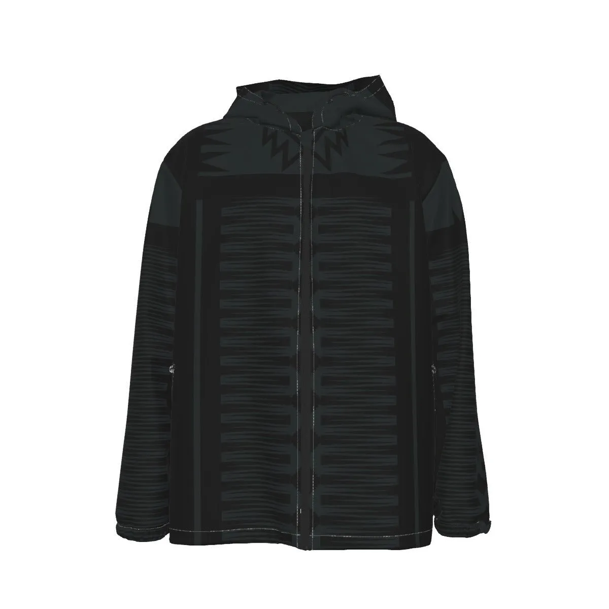 Native Print Windproof Jacket