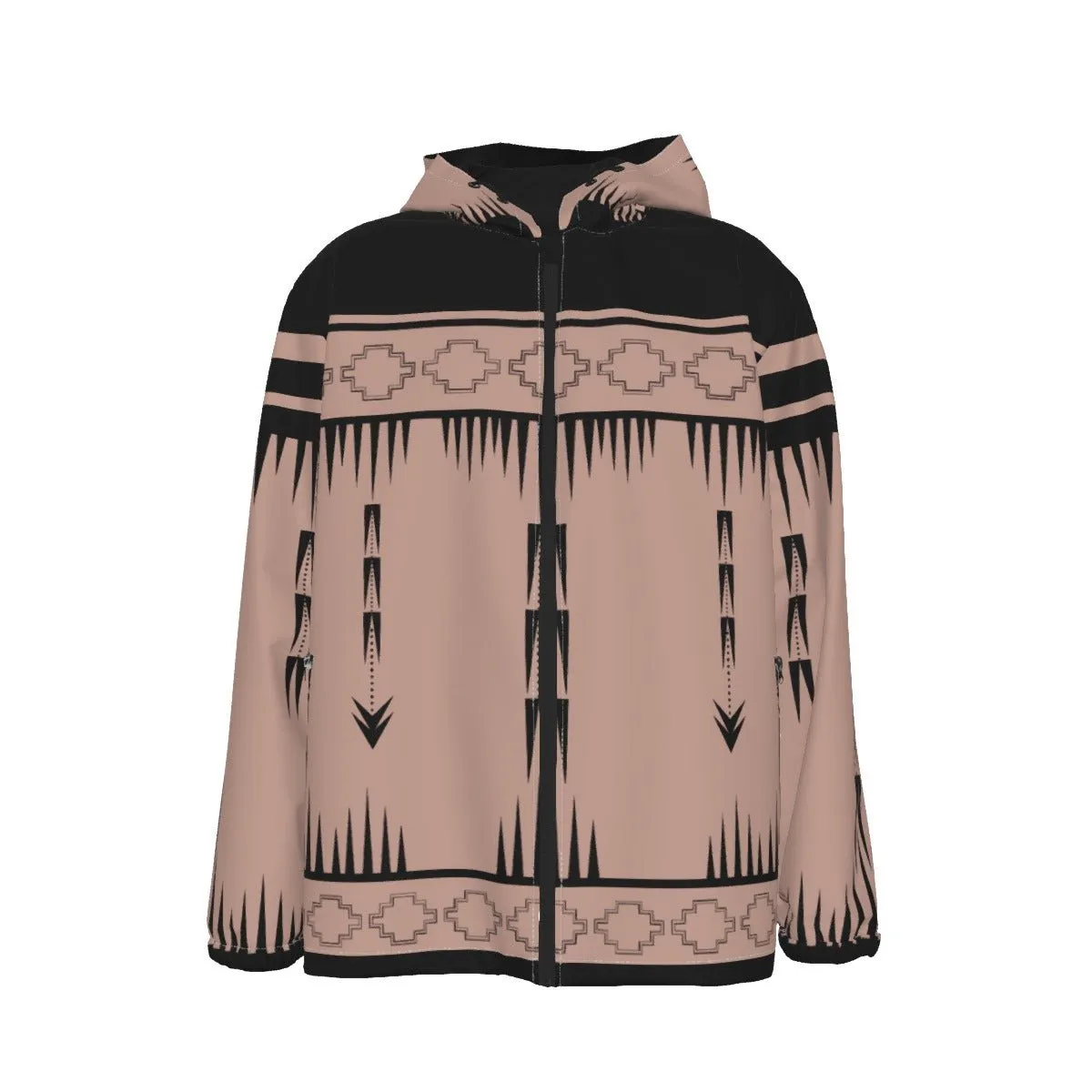 Native Print Windproof Jacket