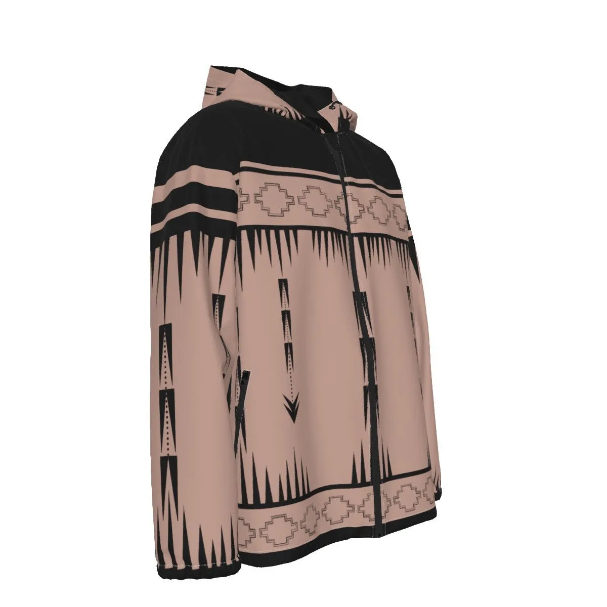 Native Print Windproof Jacket