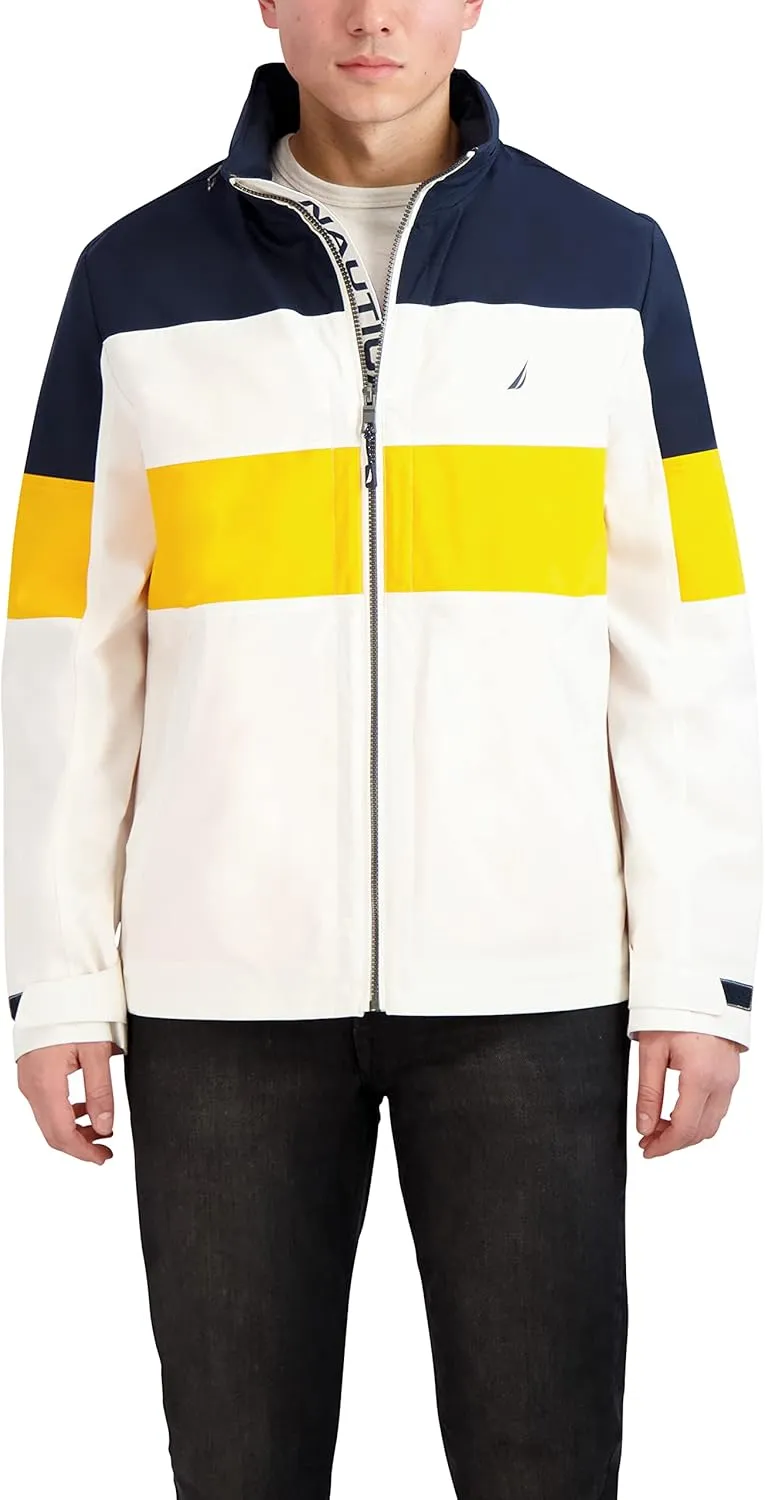 Nautica Men's Jacket – Waterproof & Windproof, Breathable, Coastal Sailing and Boating Adventures
