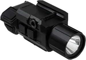 NC Star VAPFLSGV3 Pistol Flashlight & Laser, 3W Ultra Bright, 200 Lm LED, Fully Adjustable, Strobe, Green Laser