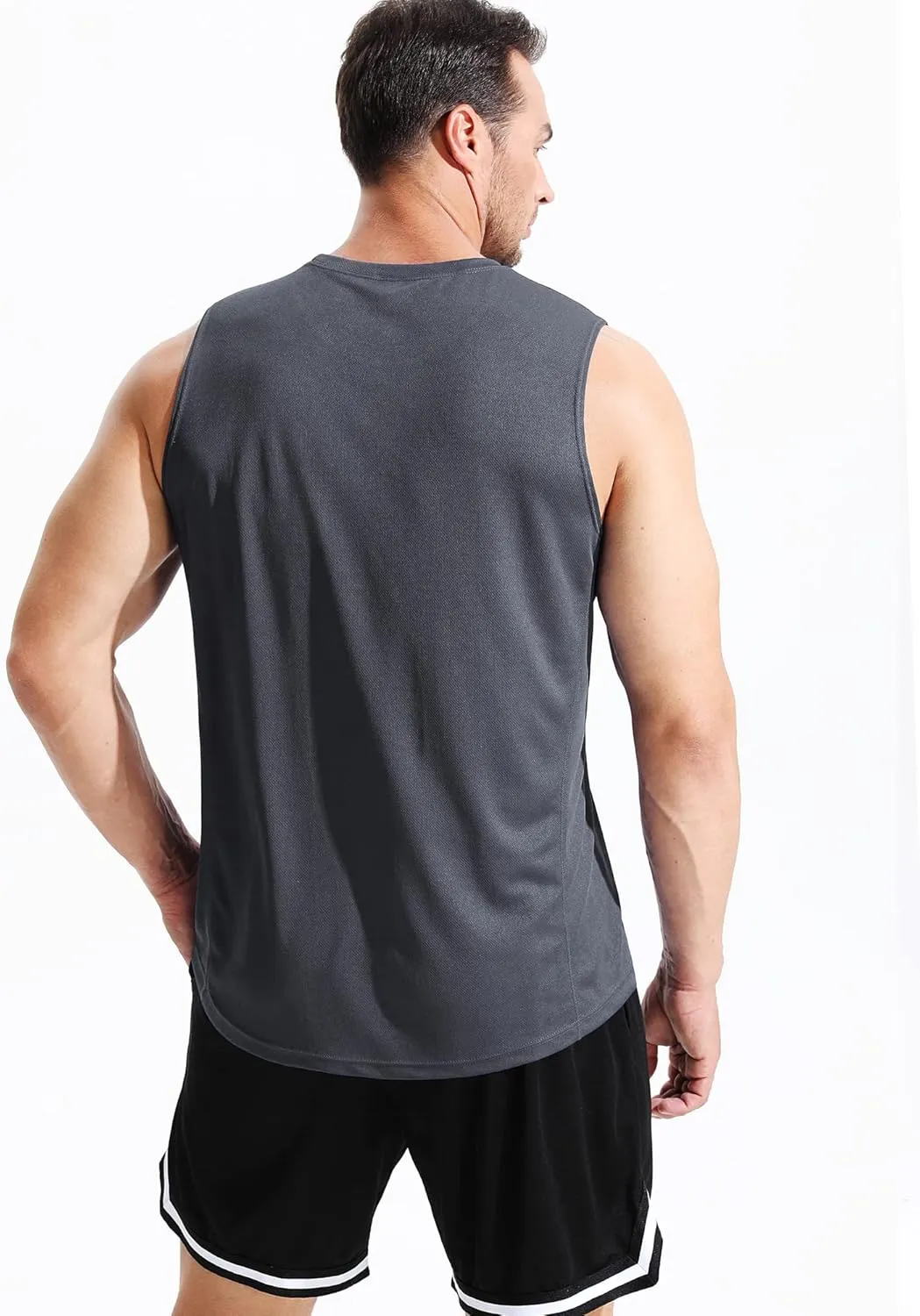 NELEUS Men's Dry Fit Workout Running Muscle Tank Top