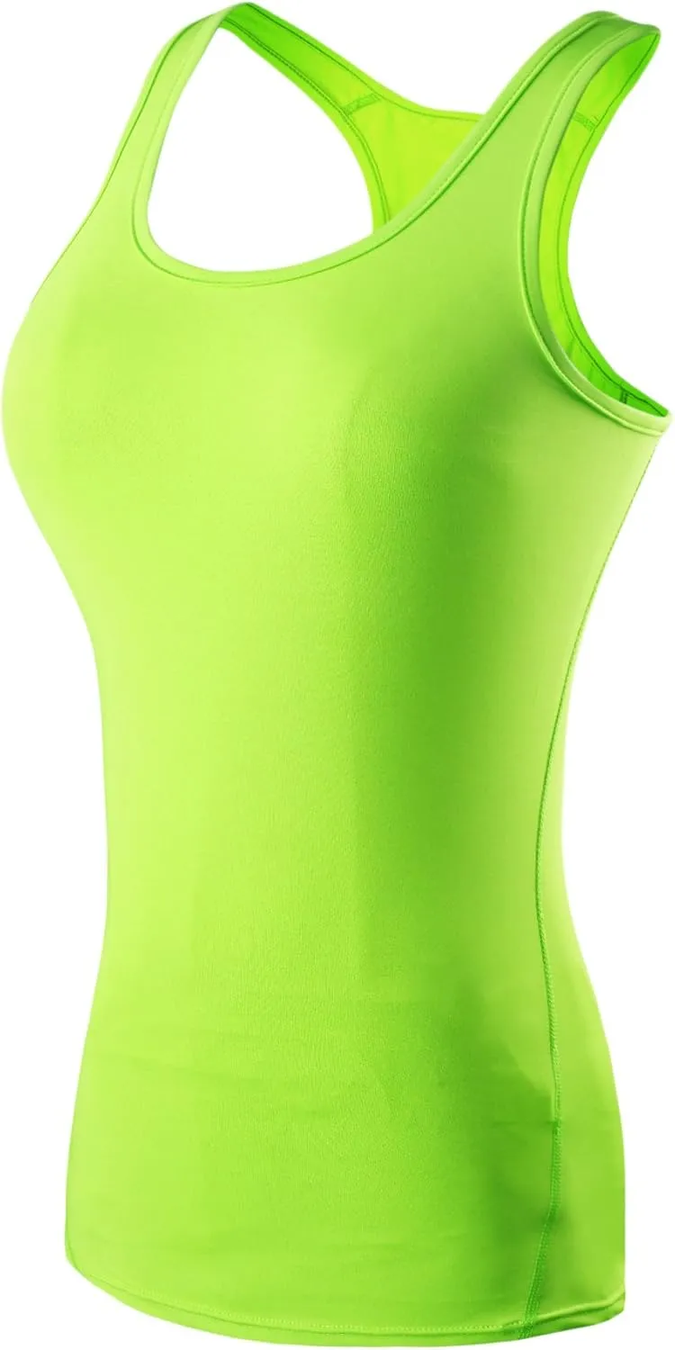 NELEUS Women's 3 Pack Compression Base Layer Dry Fit Tank Top