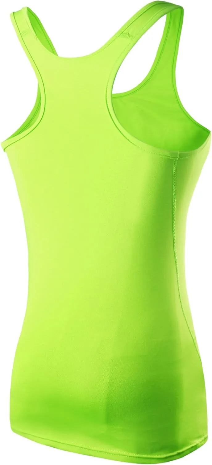 NELEUS Women's 3 Pack Compression Base Layer Dry Fit Tank Top
