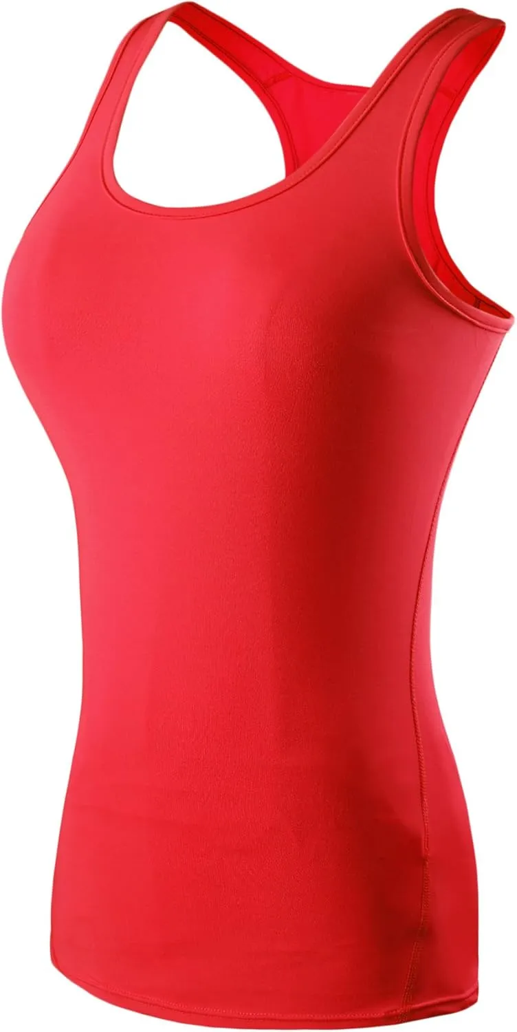 NELEUS Women's 3 Pack Compression Base Layer Dry Fit Tank Top