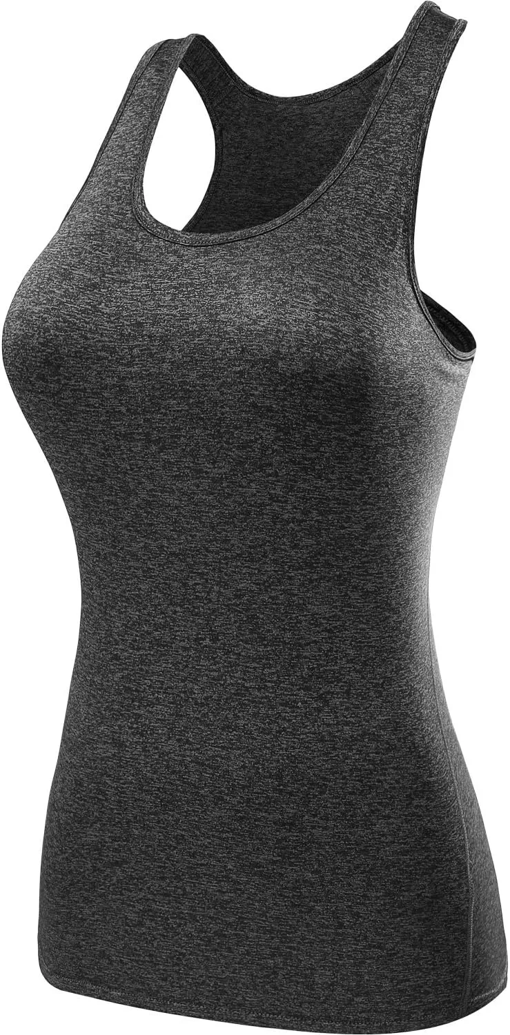 NELEUS Women's 3 Pack Compression Base Layer Dry Fit Tank Top
