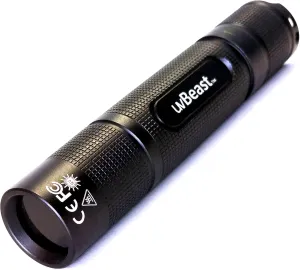 New V3 365nm MINI - Black Light UV Flashlight – High Definition Pure Ultraviolet - Professional Grade High Power Upgraded 5 Core UV LED – USA Stock