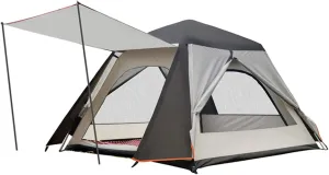 NIEH Men Tent, Waterproof and Easy Set Up, Lightweight Camping Tent 3-4 Persons Double Layers Waterproof Backpacking, Ideal for Hiking Camping