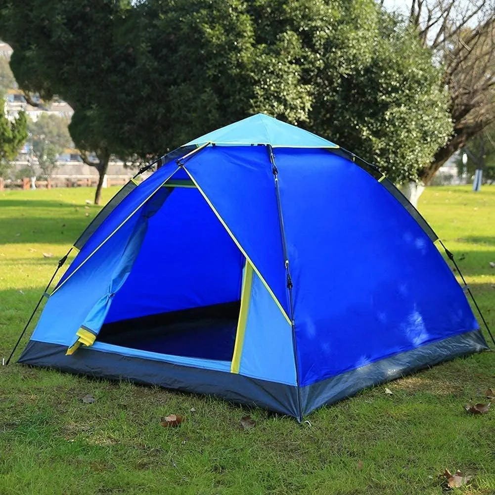 NIEH Tent Outdoor Camping Portable Waterproof Breathable Multifunction Folding Automatic Family Tents 3-4 Person