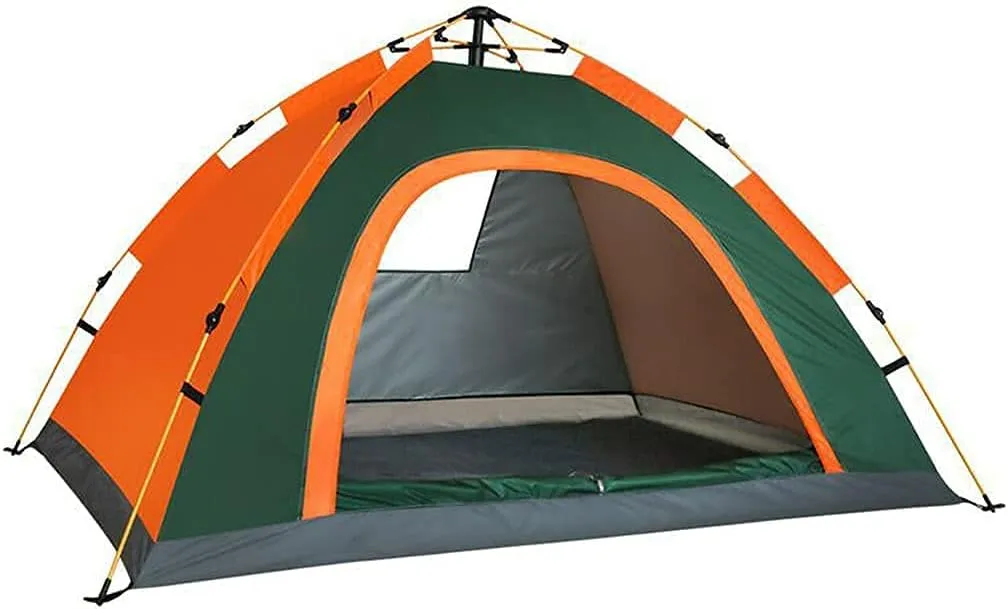 NIEH Tents Pop Up Family Camping for 2-4 Persons, Dome Waterproof Sun Shelter, Quick Set up for Camping, Hiking, Fishing
