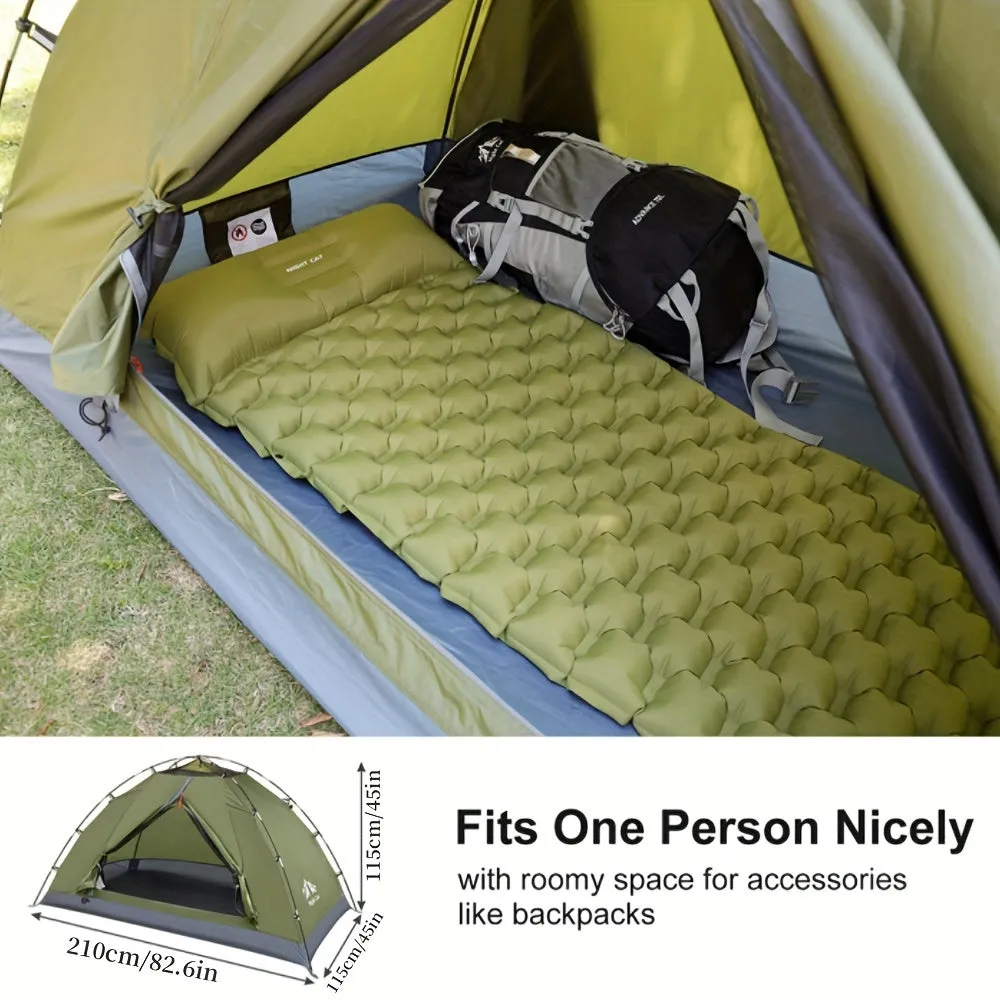Night Cat Upgraded Camping Tent For 1 Person Man Waterproof Backpacking Tents Easy Setup Lightweight For Hiking Backyard