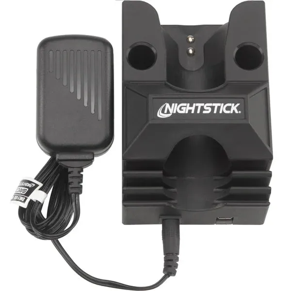 Nightstick Metal Full-Size Dual-Light Rechargeable Flashlight