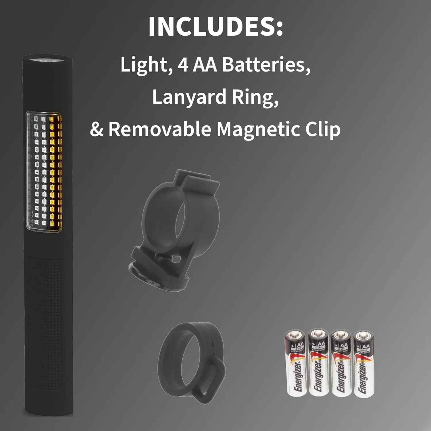 Nightstick NSP-1176 LED Safety Light & Flashlight - White & Amber Floodlight