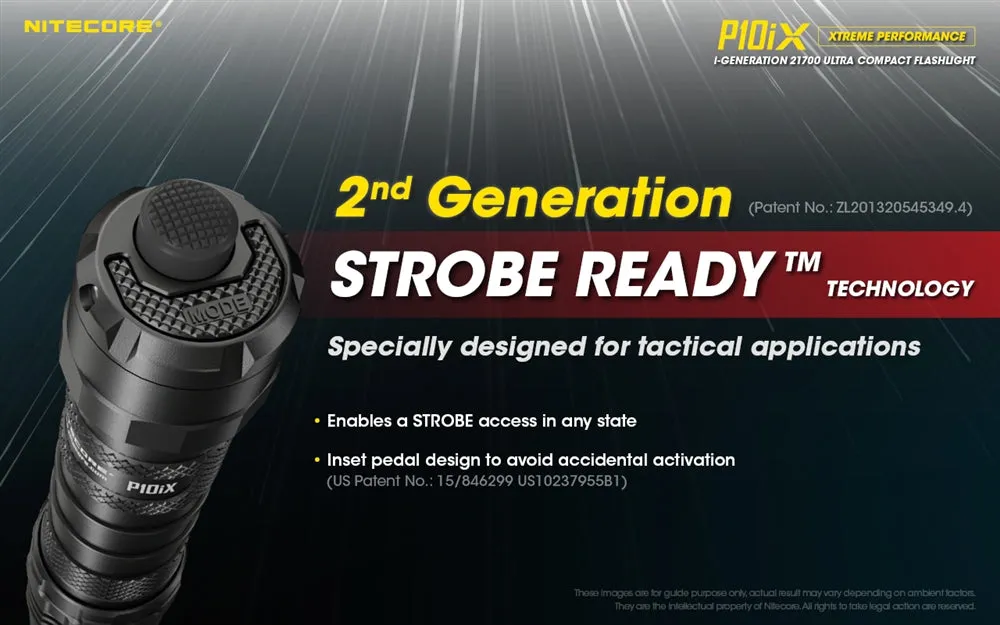 NITECORE P10iX 4000 Lumen USB-C Rechargeable Flashlight