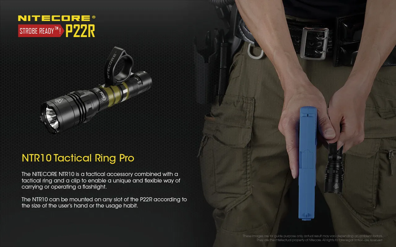 Nitecore P22R Tactical Flashlight (USB-C)