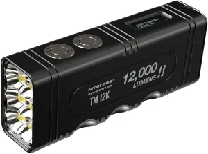Nitecore TM12K, Black, Rechargeable LED Flashlight