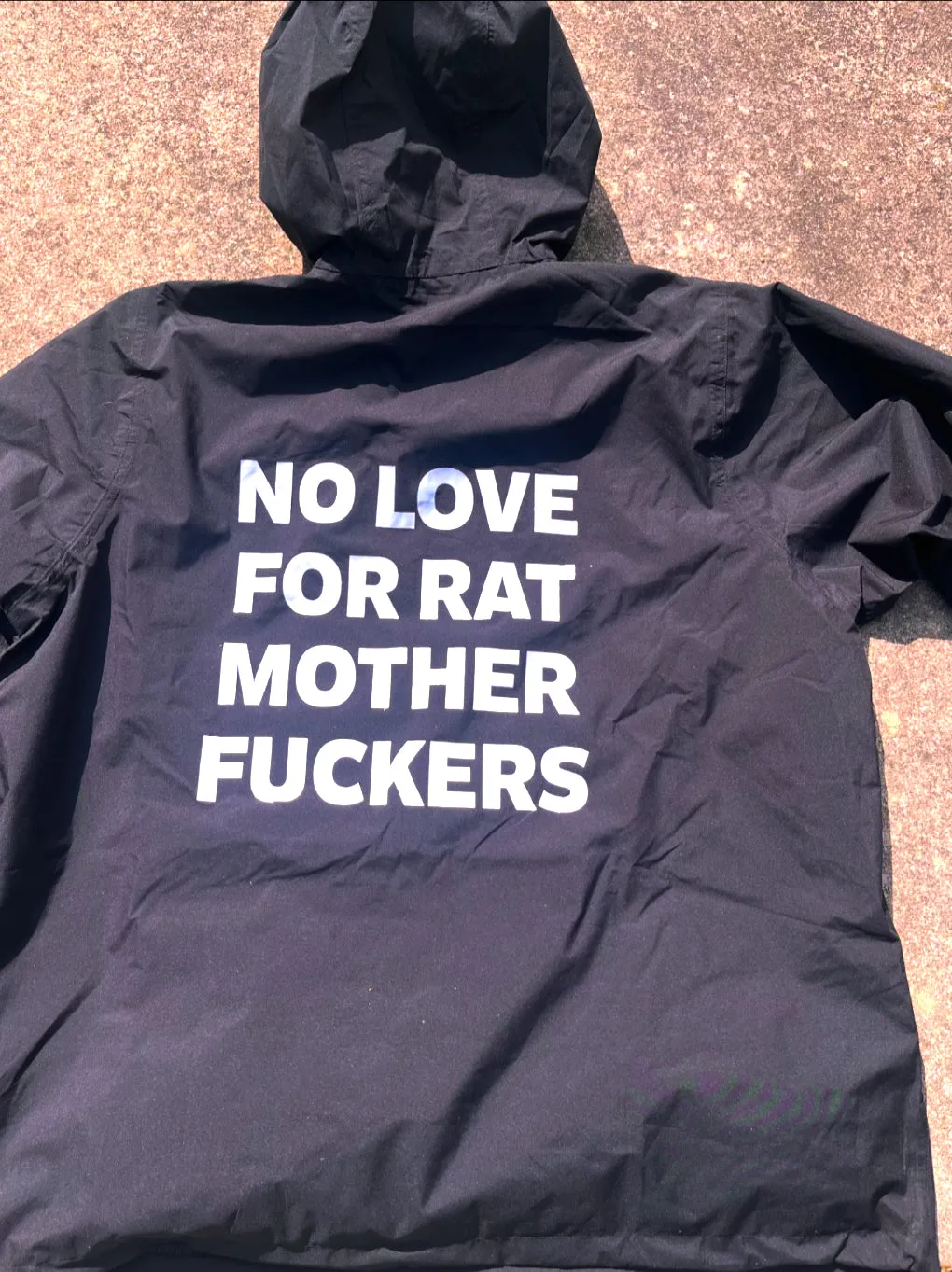 No love for rats windbreaker