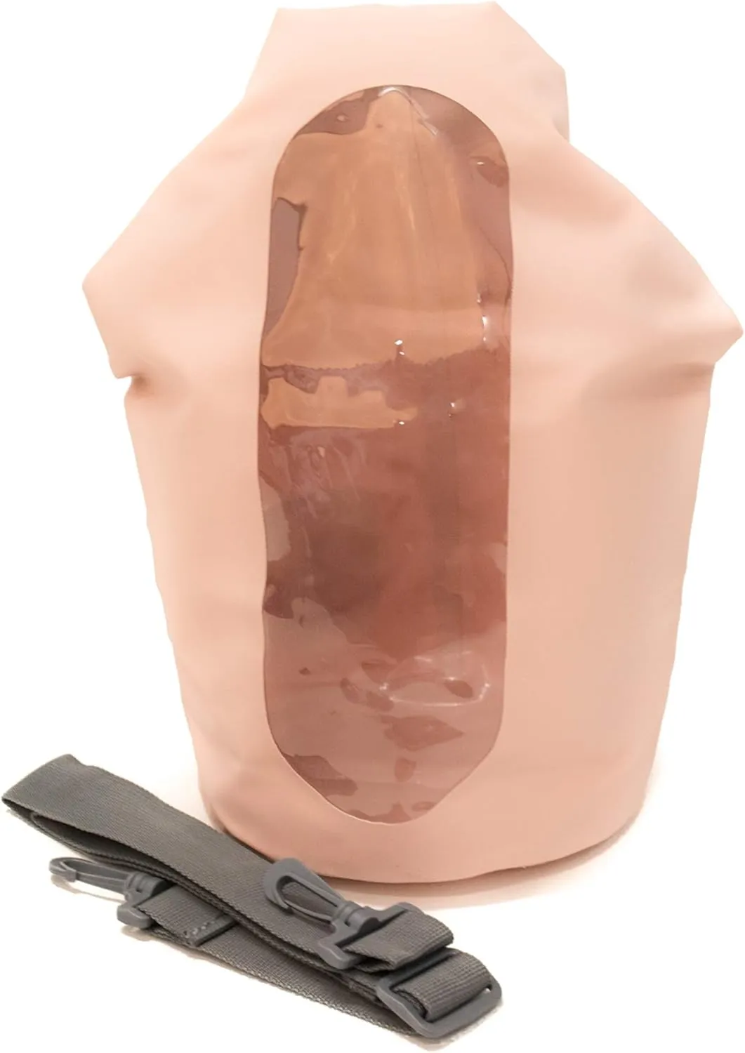Nod products 5 Liter Rose Gold Fully Waterproof Lightweight Floating Dry Bag with Clear View Panel for Beach, Travel & Gifts