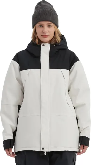 NOMADIKA Women Ski Jacket Waterproof Insulated Winter Snow Coat for Skiing Snowboarding Rain Coats Oversize Unisex