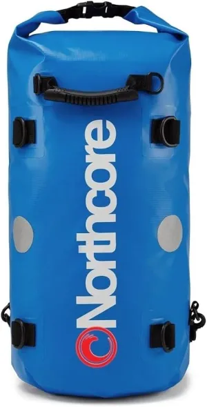 Northcore Surfing and Watersports Accessories - Dry Bag 20L 20 Litre Capacity Backpack Rucksack Bag - Blue - Waterproof