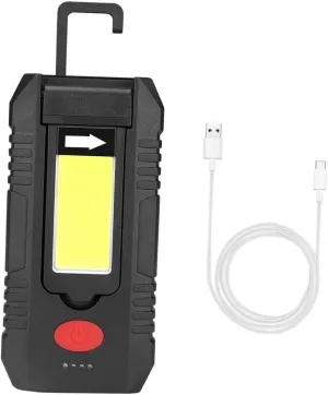 NUOBESTY USB Rechargeable Cob LED with Magnet Hook Portable Camping Lamp with Illumination Lighting Modes for Emergency Outdoor Use