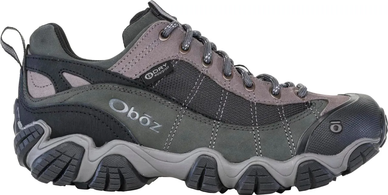 Oboz Men's Firebrand II Low B-Dry, Gray, 11 Wide