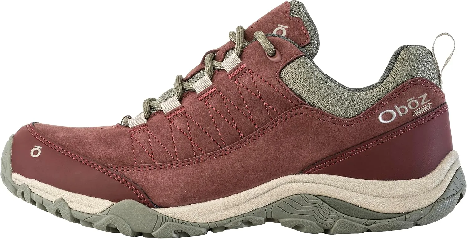 Oboz Women's Ousel Low B-Dry Waterproof Hiking Shoe