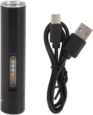 oceanside Flashlight Mini Flashlight 90 Degree Tiltable Head LED Flashlight Magnetic Rechargeable LED Torch