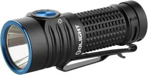 OLIGHT BatonTurbo EDC Rechargeable Handheld Flashlight, 1000 Lumens Compact LED and 510 Meters Long Throw Powerful Pocket Light, with Two-Way Clip and Landyard for Camping, Hiking (Black)