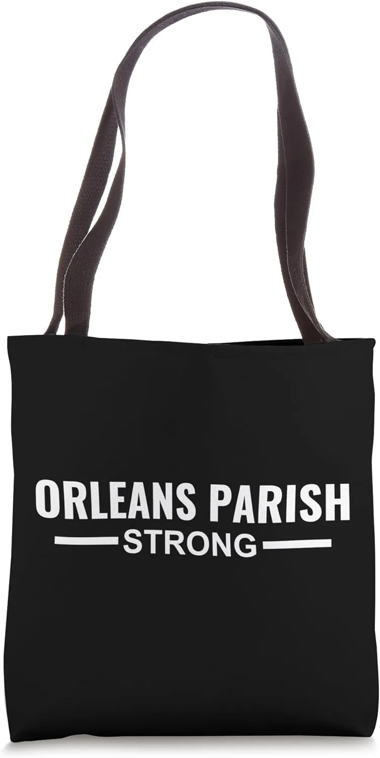 Orleans Parish Strong Community Strength Prayer Support Tote Bag