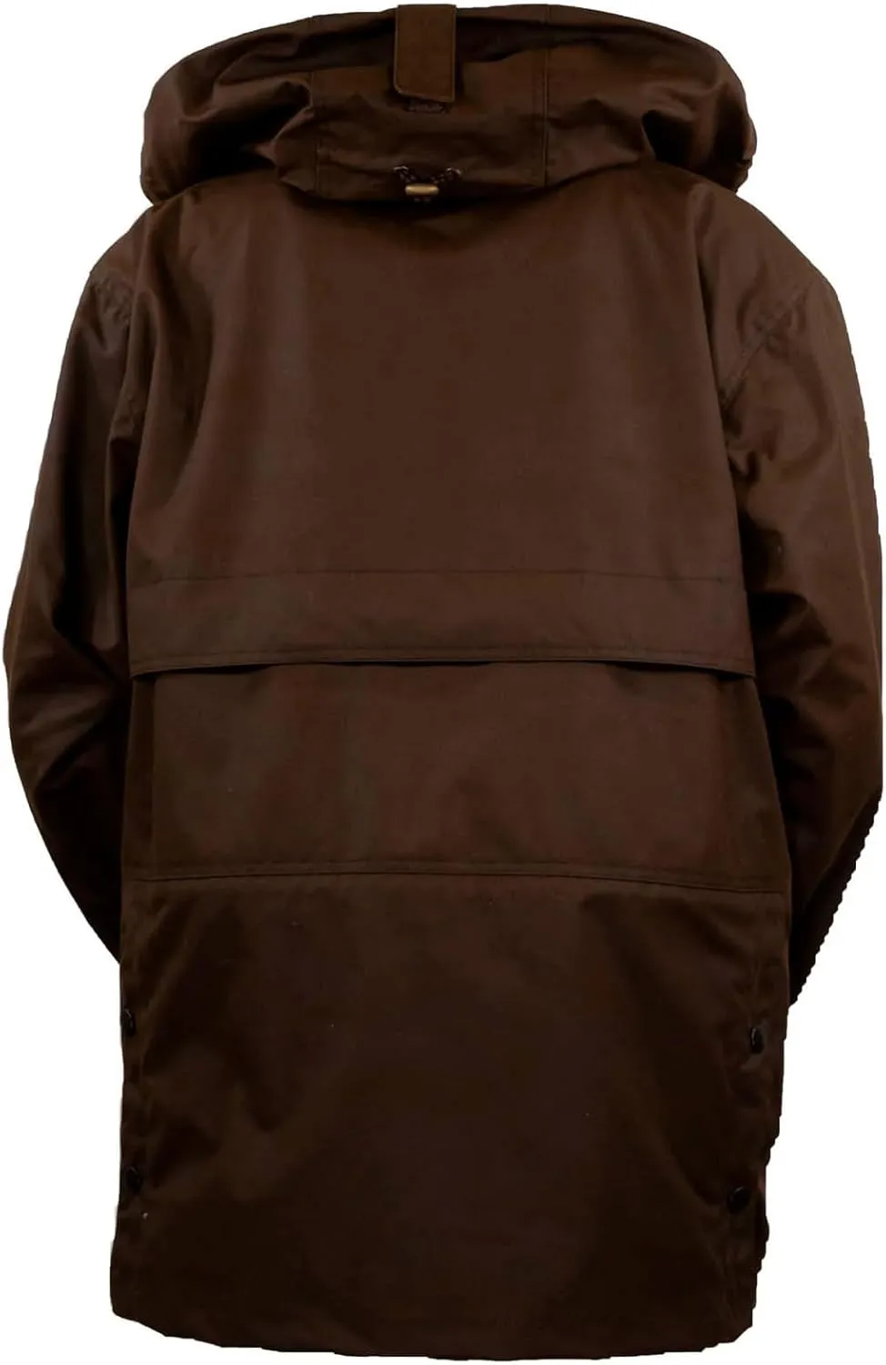 Outback Trading Company Waterproof Breathable Adjustable Outdoor Camping Traveling Packable Oilskin Hooded Lined Parka Jacket