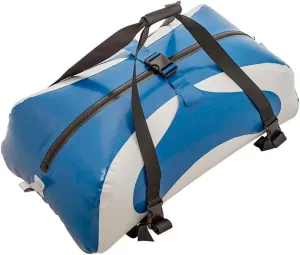 OUTCAST SPORTING GEAR AIRE Frodo Bag - Waterproof Durable Wide-Opening Protective Outdoor Water Sports Fishing Boating PVC Dry Duffel Bag, Medium, Blue/Gray