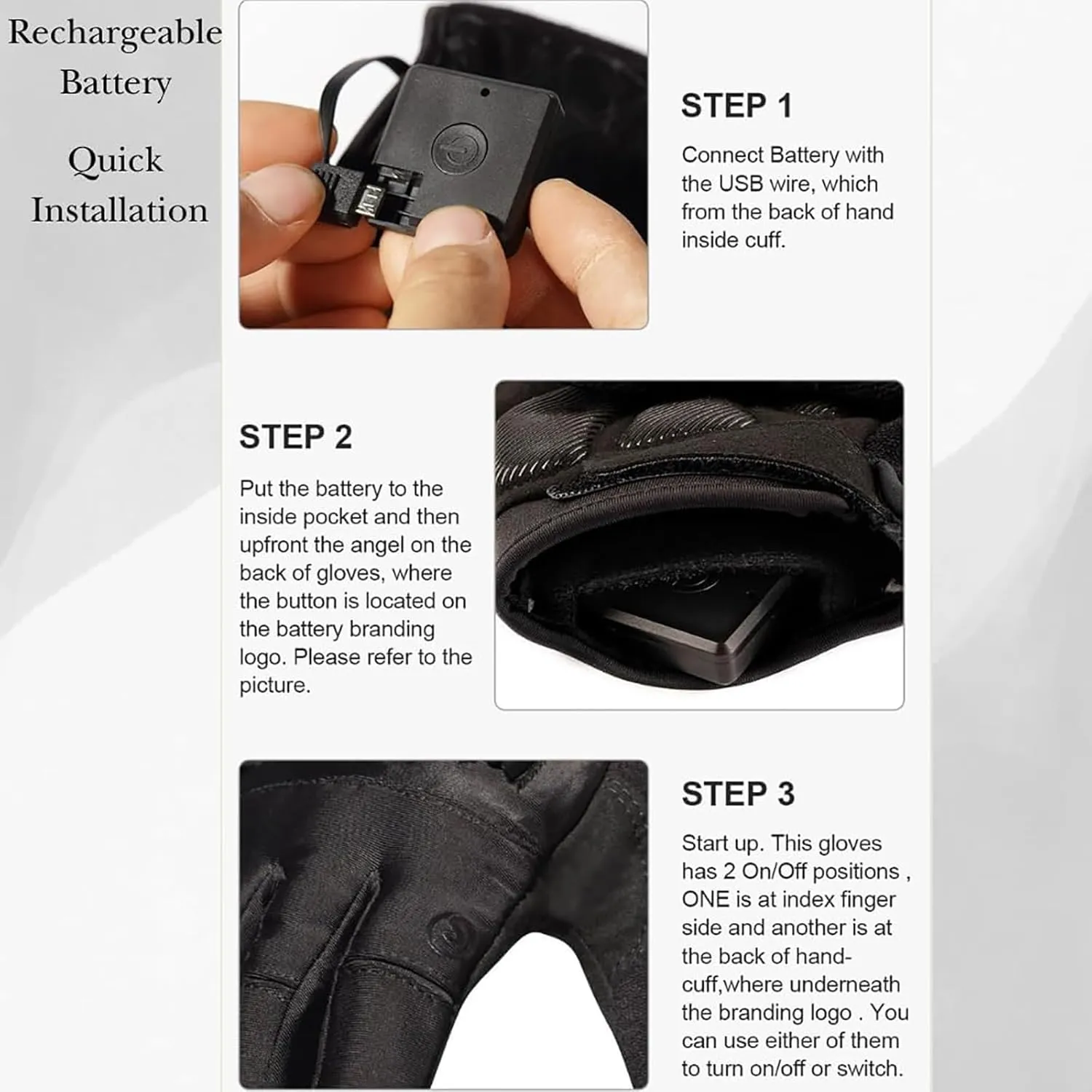 Outdoor LED Torch Gloves, Hands Free Flashlight Gloves, Mens Gifts LED Flashlight Gloves for Camping Fishing Outdoor Grill, Cool Tools Gadgets for Men