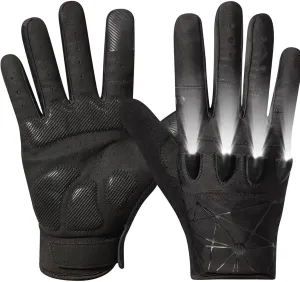 Outdoor LED Torch Gloves, Hands Free Flashlight Gloves, Mens Gifts LED Flashlight Gloves for Camping Fishing Outdoor Grill, Cool Tools Gadgets for Men