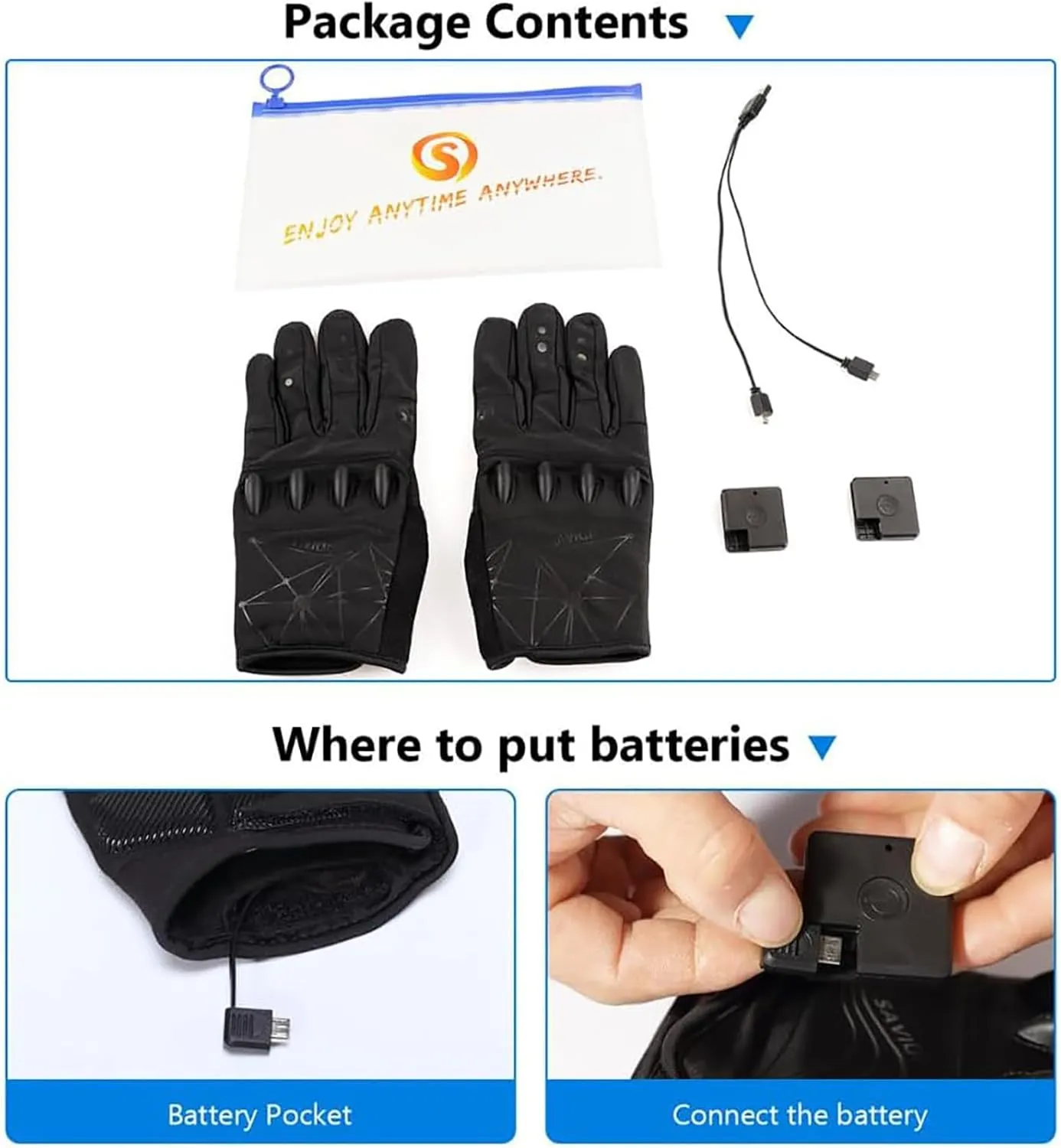 Outdoor LED Torch Gloves, Hands Free Flashlight Gloves, Mens Gifts LED Flashlight Gloves for Camping Fishing Outdoor Grill, Cool Tools Gadgets for Men