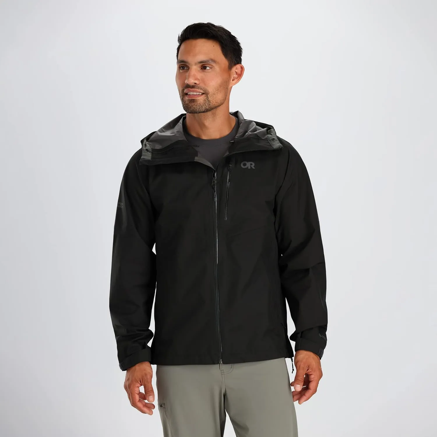 Outdoor Research Men’s Foray II Jacket – Waterproof & Windproof Hooded Rain Coat